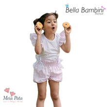Load image into Gallery viewer, Meia Pata Pink Check Bubble Shorts and Top