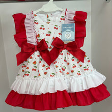 Load image into Gallery viewer, Ceyber Girls Watermelon &amp; Cherry Dress