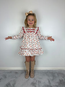 Baby Ferr Girls Pumpkin Print Dress