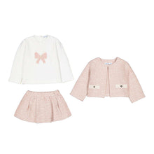 Load image into Gallery viewer, Mayoral Girls Petisui Tweed-Knit Skirt Set