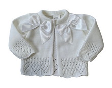 Load image into Gallery viewer, Little Star Baby Girls Bow Bolero Cardigans