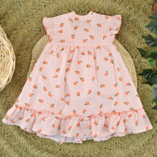 Load image into Gallery viewer, Baby Ferr Older Girls Peach Dress