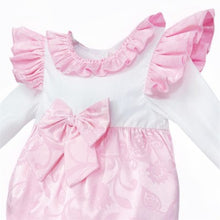 Load image into Gallery viewer, Wee Me Baby Girls Jacquard Romper