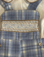 Load image into Gallery viewer, Beau Kid Baby Boys Blue Tartan 2 Piece Set