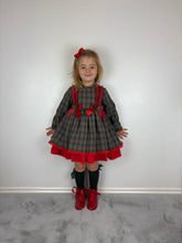 Load image into Gallery viewer, Ceyber Green Tartan Dress