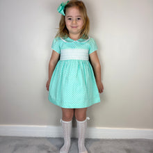 Load image into Gallery viewer, Mabini Girls Mint Smock