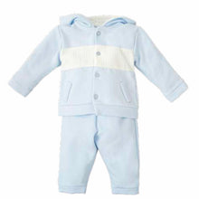 Load image into Gallery viewer, Babidu Boys Blue Hooded Lounge Set