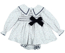 Load image into Gallery viewer, Valentina Mati Navy Floral Dress