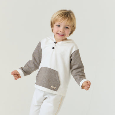 Rapife Boys Cream Lounge Set