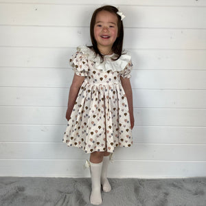 Ceyber Girls Hot Air Balloon Smocked Collar Dress