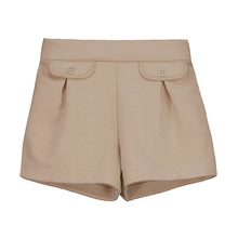 Load image into Gallery viewer, Mayoral Girls Beige Twill Puppy Short Set