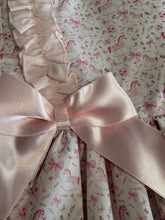 Load image into Gallery viewer, Ceyber Girls Pink Rocking Horse Double Bow Dress