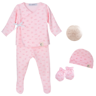 Calamaro Pink House 3 Piece Set