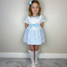 Load image into Gallery viewer, Mabini Girls Blue Stripe Smock