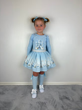 Load image into Gallery viewer, Giorgio Bambini Blue Castle Skirt Set