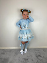 Load image into Gallery viewer, Giorgio Bambini Blue Castle Skirt Set