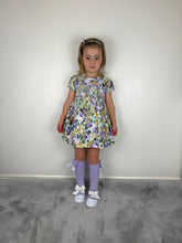 Load image into Gallery viewer, Mabini Girls Lilac Floral Smock