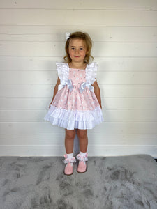 Ceyber Girls Pink Bunny Dress