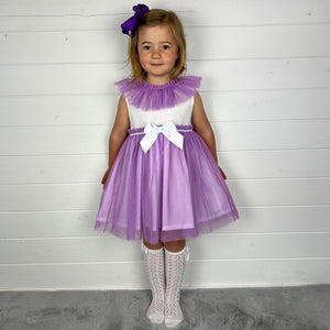 Ceyber Girls Purple Tulle Dress