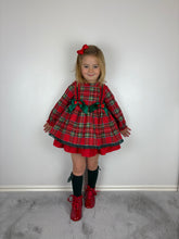 Load image into Gallery viewer, Ceyber Red Tartan Dress