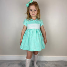 Load image into Gallery viewer, Mabini Girls Mint Smock