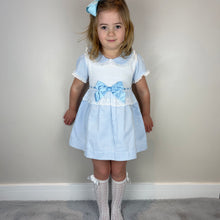 Load image into Gallery viewer, Mabini Girls Blue Stripe Smock