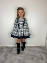 Load image into Gallery viewer, Ceyber Navy &amp; Grey Dress