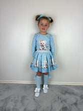 Load image into Gallery viewer, Giorgio Bambini Blue Teddy Skirt Set