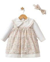 Load image into Gallery viewer, Tongs Baby Girls Pastel Floral Dress