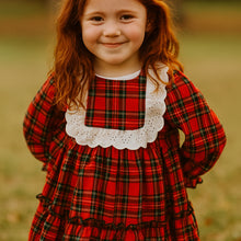 Load image into Gallery viewer, Rapife Girls Red Tartan Dress