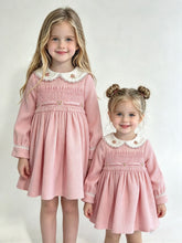 Load image into Gallery viewer, Beau Kid Girls Pink Smock Dress