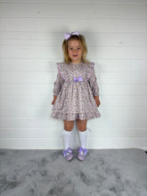 Load image into Gallery viewer, Baby Ferr Older Girls Lilac Floral Dress