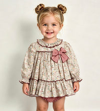 Load image into Gallery viewer, Valentina Ruby Autumn Mushroom Dress