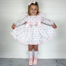 Load image into Gallery viewer, Ceyber Pink Floral Double Bow Dress