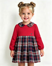 Load image into Gallery viewer, Mayoral Girls Red Plaid Dress