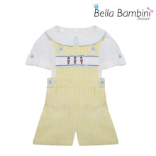 Load image into Gallery viewer, Beau Kid Soldier Lemon Romper