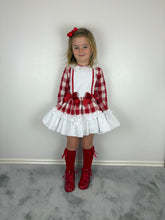 Load image into Gallery viewer, Ceyber Red Check Dress