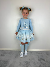 Load image into Gallery viewer, Giorgio Bambini Blue Castle Skirt Set