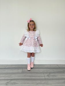 Ceyber Girls Pink Ballerina Bear Dress