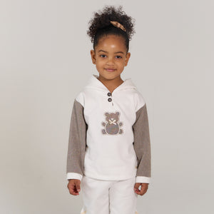 Rapife Girls Cream Lounge Set