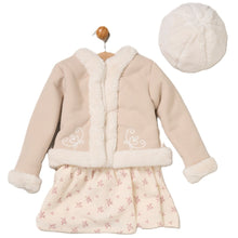 Load image into Gallery viewer, Willow &amp; Whistle Shearling &amp; Borg 3 Piece Dress Set