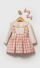 Load image into Gallery viewer, Tongs Baby Girls Gingham Dress
