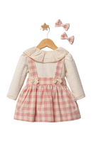 Load image into Gallery viewer, Tongs Baby Girls Gingham Dress