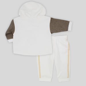 Rapife Girls Cream Lounge Set