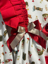 Load image into Gallery viewer, Ceyber Girls Red Fairy-Tale Ruffle Dress