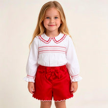 Load image into Gallery viewer, PRE ORDER Deolinda Red Velvet Short Set