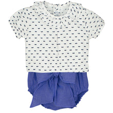 Load image into Gallery viewer, Calamaro Baby Girls Bow Jam Set