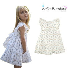 Load image into Gallery viewer, Babidu Girls Safari Bow Back Dress