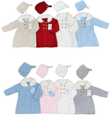 Pram Jacket & Bonnet