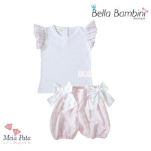 Load image into Gallery viewer, Meia Pata Pink Check Bubble Shorts and Top